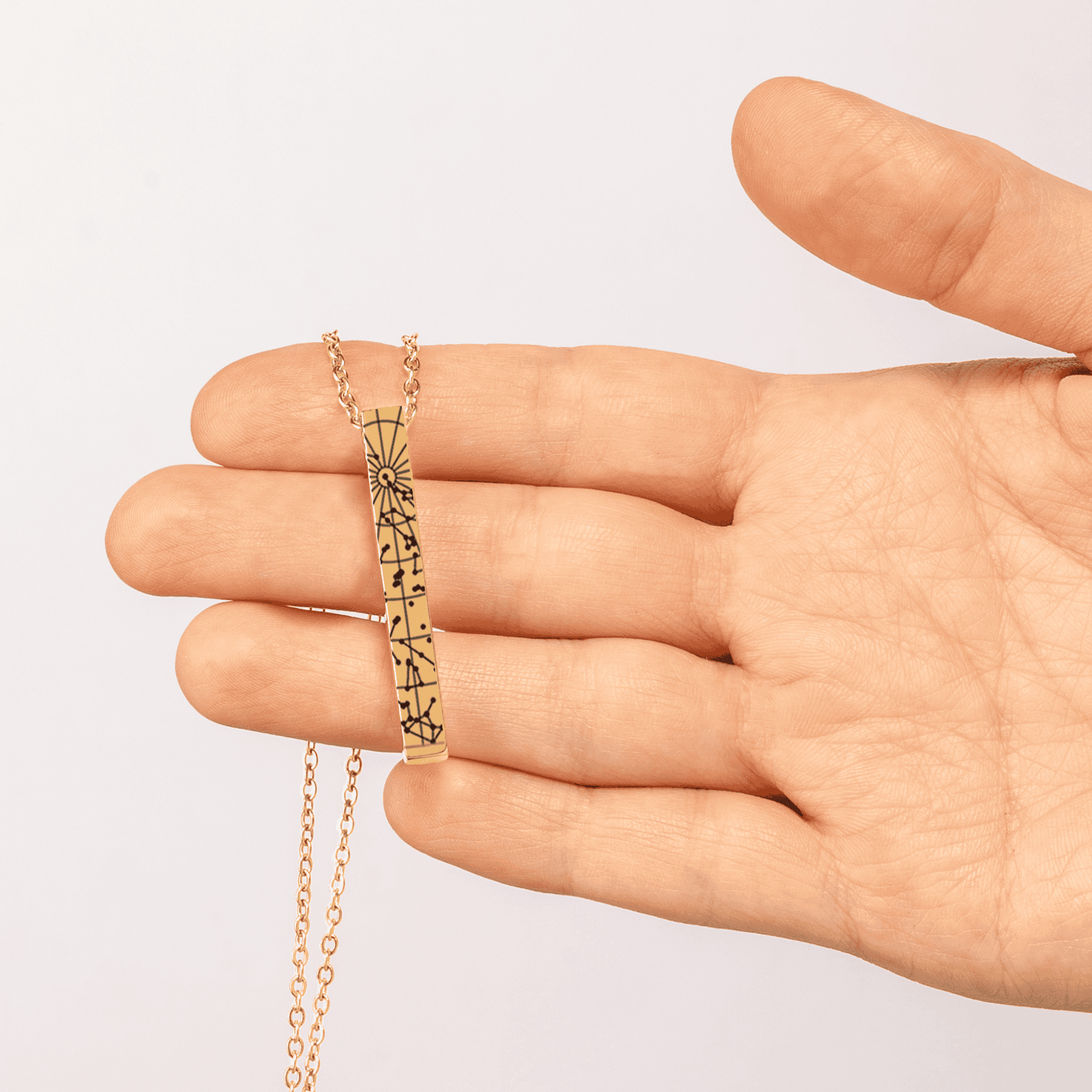 StarMap 3D Bar Necklace