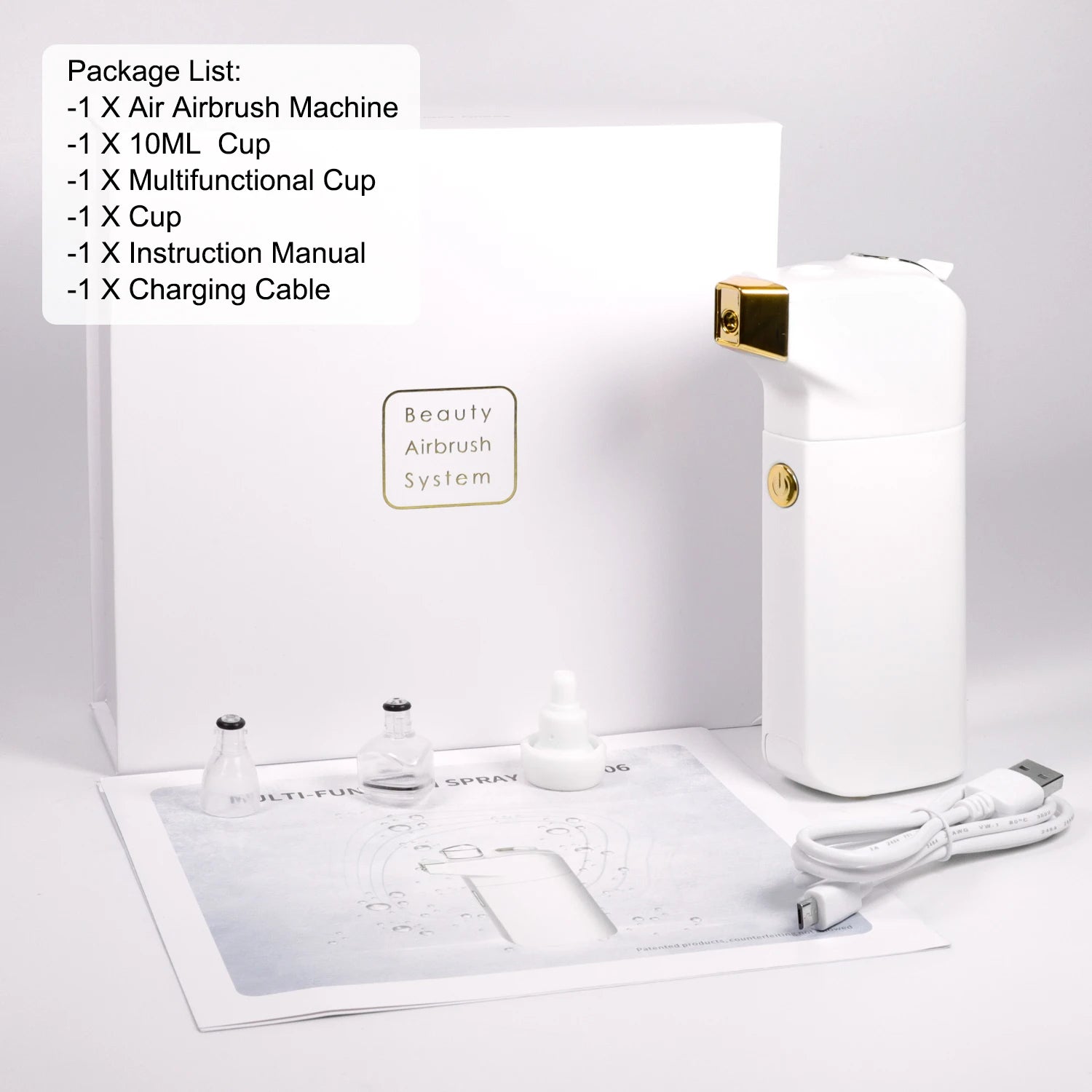 Home Portable Cake Compressors Air Brush Nails Makeup Paint Gun Foundation Airbrush Sunless Tanning Machine Kit