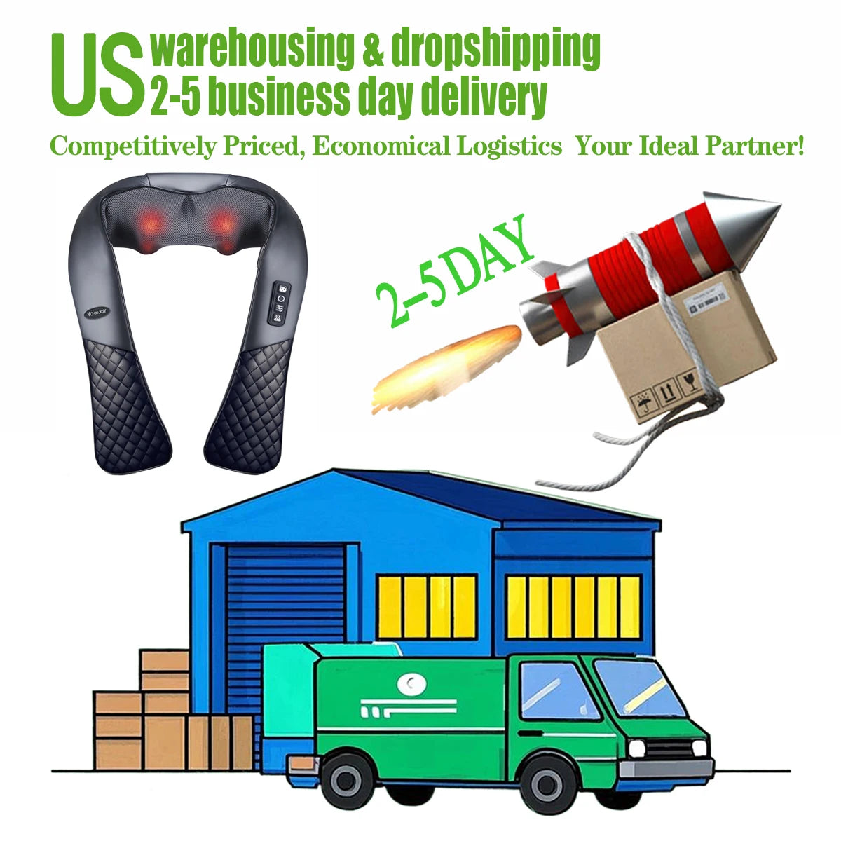 High-quality Electric Acupressure Neck and Shoulder Massager Neck Massage Belt Neck Massager with Heating Function