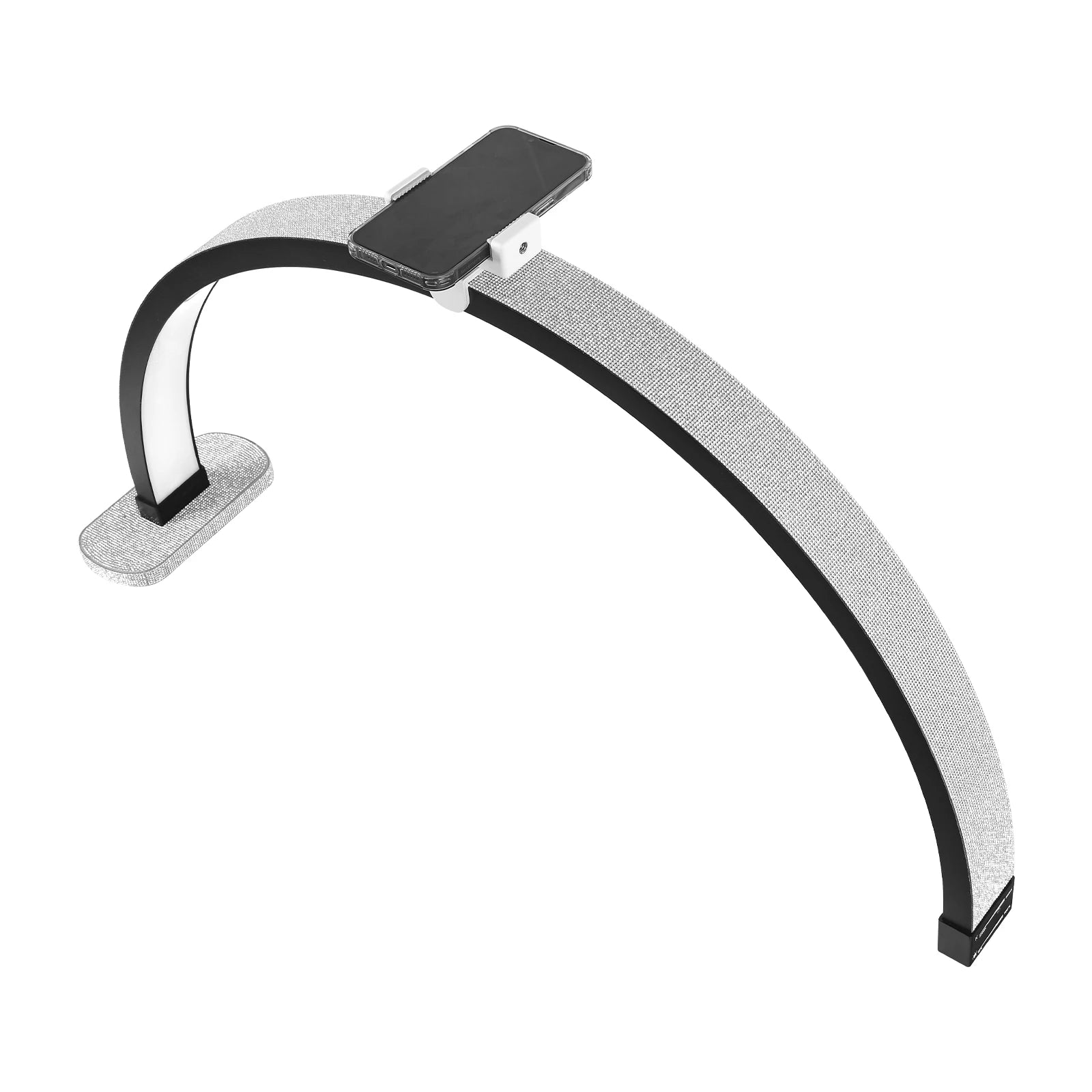 Professionals 30inch LED Nail Art Lamp Half Moon Desk Nail Light Manicure Light with Rhinestones for Nail Tattoo Beauty Salon