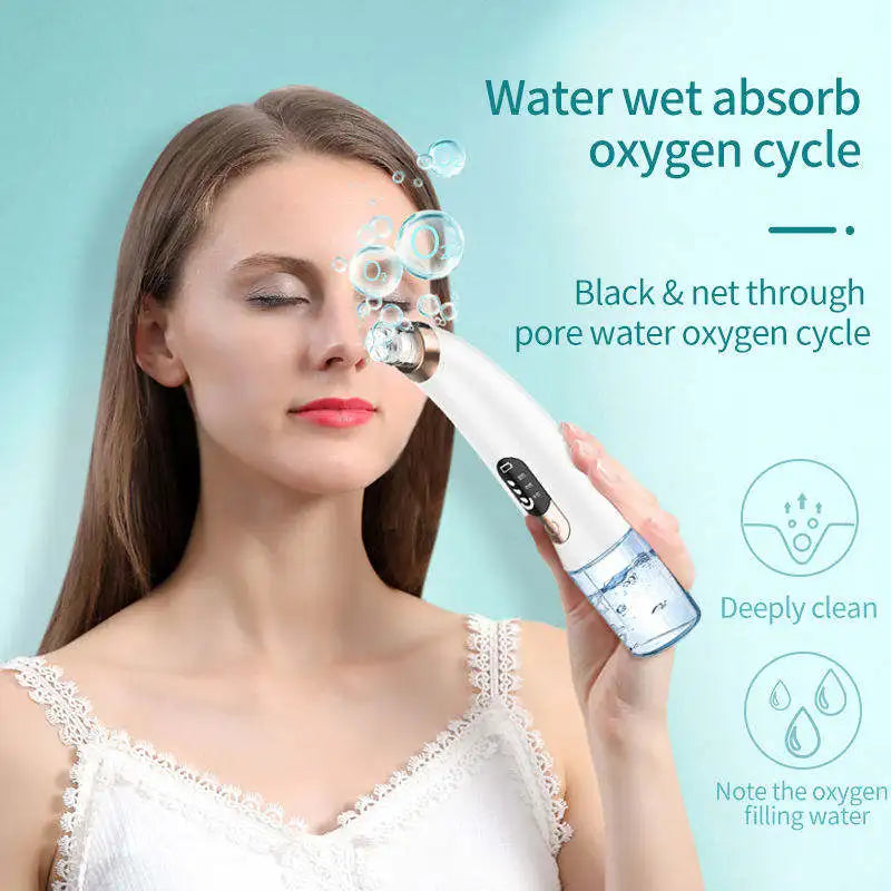 Us Warehouse Products Comedone Extractor Facial Blackhead Remover Vacuum Pore Cleaner