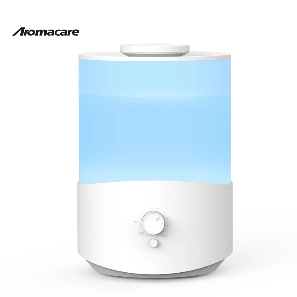 Aromacare 2.5L Personal 7 LED Night Light Home Room Top Fill Cool Mist Spray Ultrasonic Air Humidifier with Essential Oil