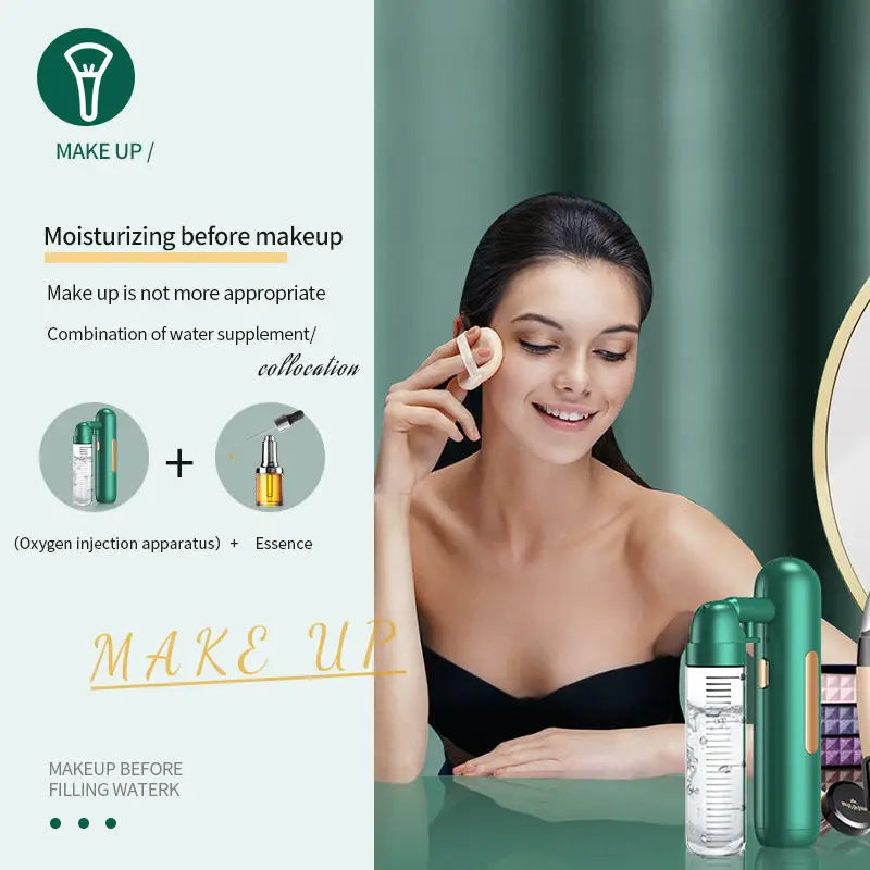 Us Warehouse Products Portable Beauty Device Free Shipping Facial Humidifier Oxygen Spray Gun Skin Care Beauty Device