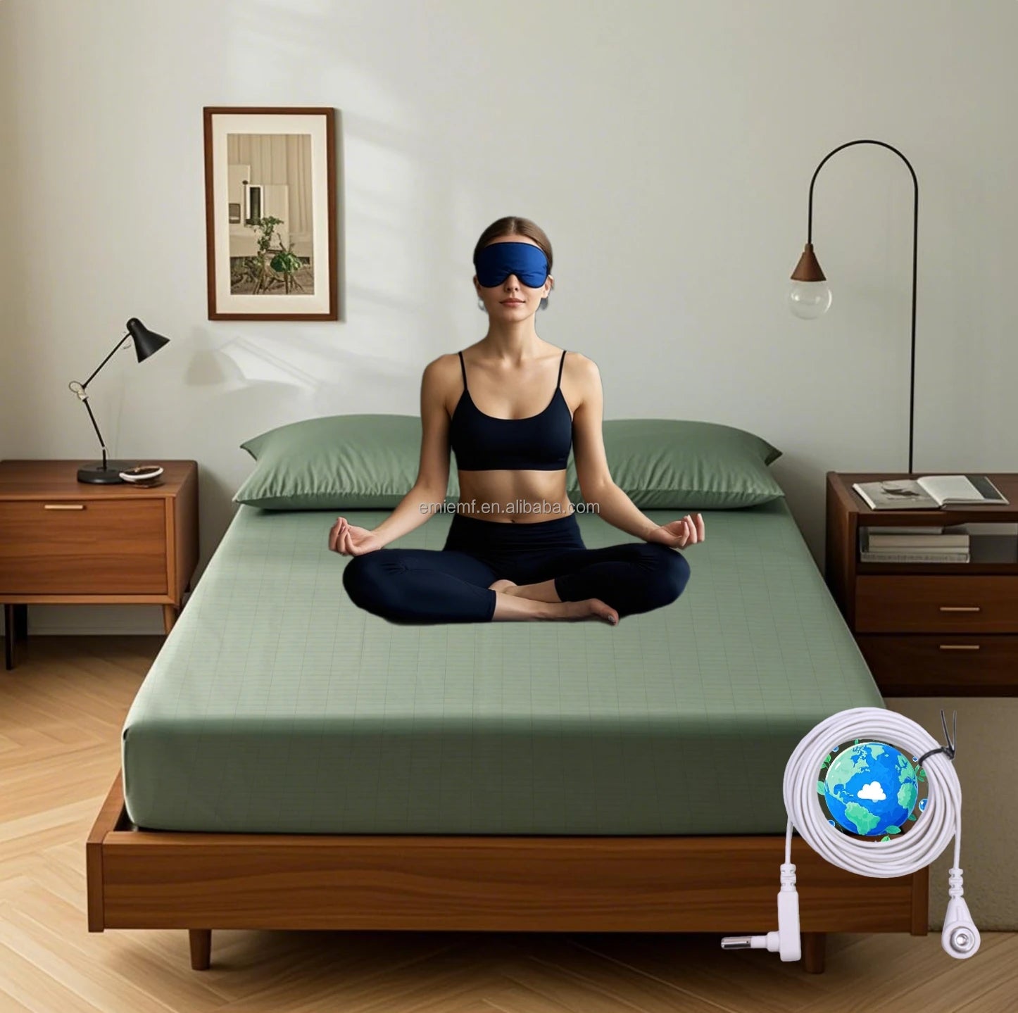 Grounding Fitted Sheet - Silver