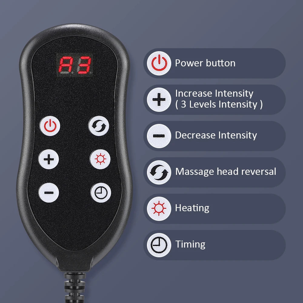 US Free Shipping Deep Tissue Kneading Leg Calf Foot Massage Machine Electric Shiatsu Foot Massager with Heat