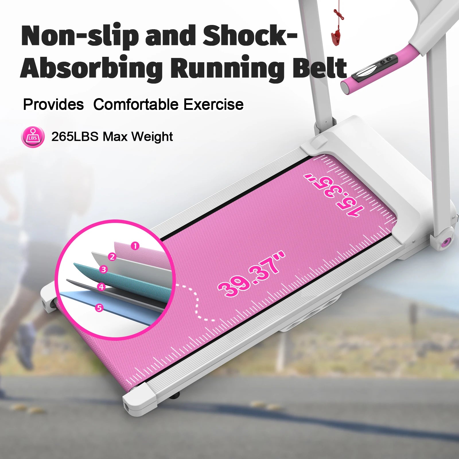 New Popular Armrest Treadmills Home Fitness Multifunction Treadmills Household Fitness Power Slim Treadmill Usa Warehouse