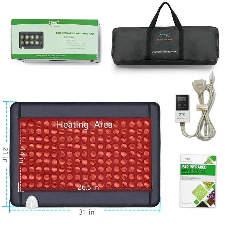 Far Infrared Jade Heating Pad for Pain Relief