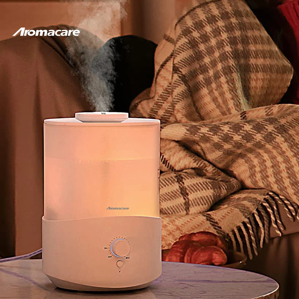 Aromacare 2.5L Personal 7 LED Night Light Home Room Top Fill Cool Mist Spray Ultrasonic Air Humidifier with Essential Oil