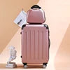 US Warehouse Ships to All US States High Quality 4-Wheel PC ABS Luggage Set for Women 14 24 Inch Suitcase Set on Sale