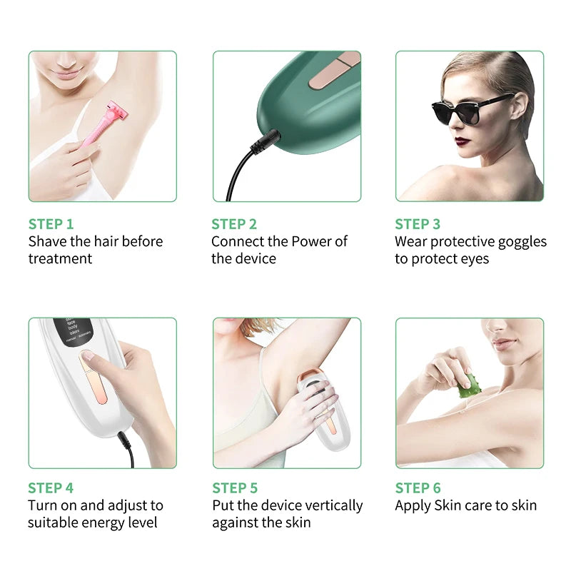 Factory Wholesale IPL Hair Removal Device 999999 Ipl Laser Hair Removal Epilator Home Use Hair Removal Device