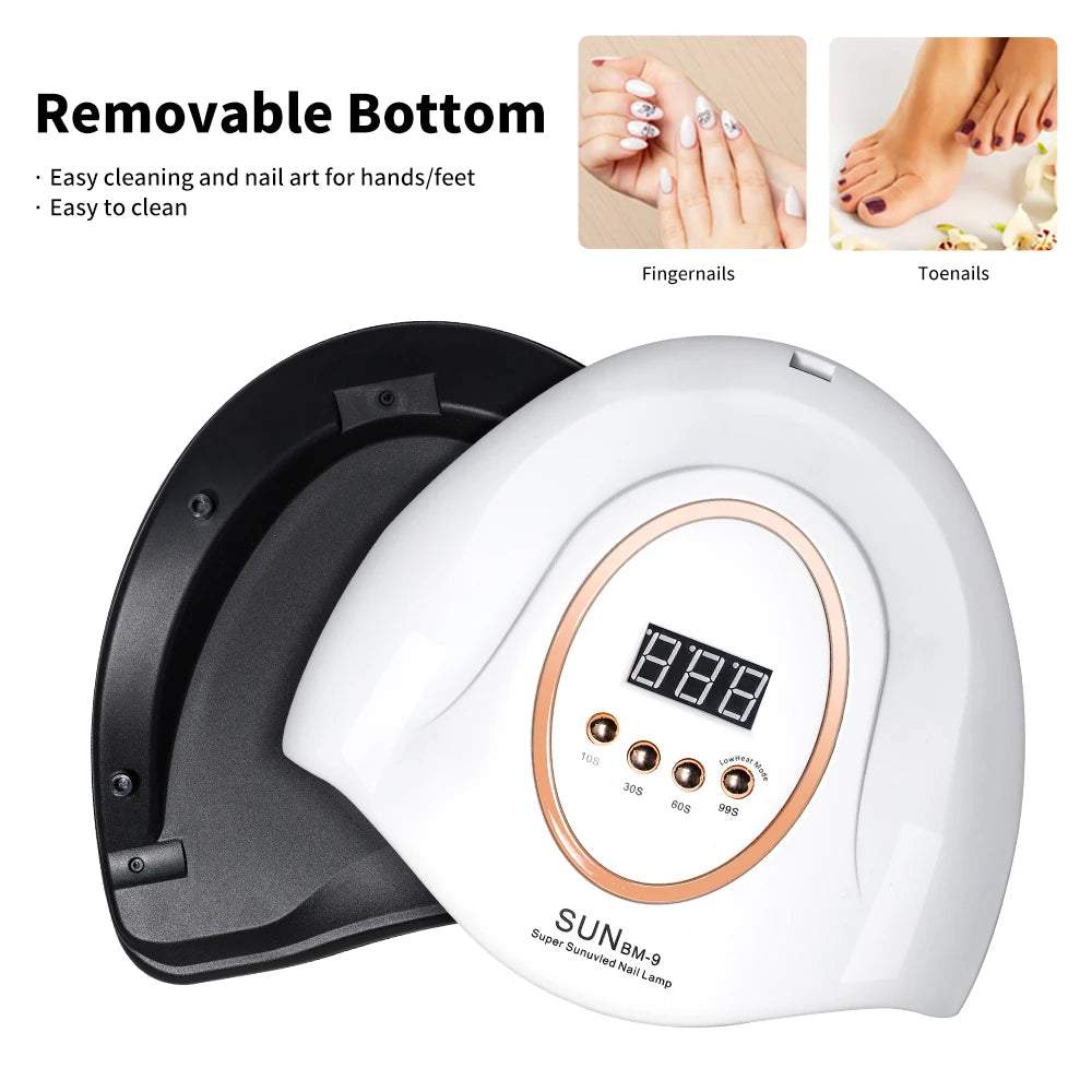 45 LED Beats BM9 Nail Lamp UV LED Quick Drying Nail Dryer Curing Lamp with Plastic Material Phototherapy Machine