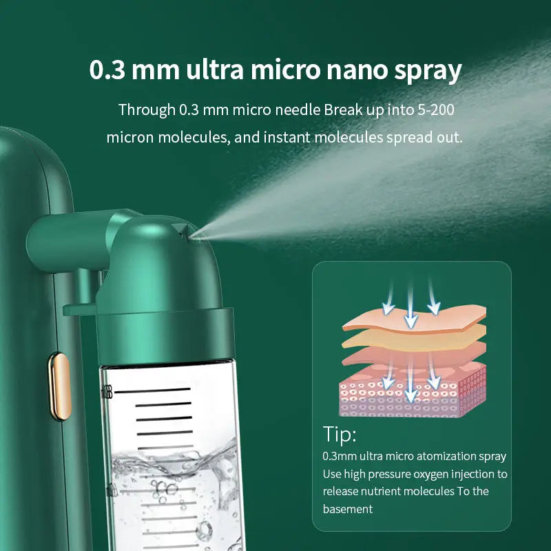 Us Warehouse Products Portable Beauty Device Free Shipping Facial Humidifier Oxygen Spray Gun Skin Care Beauty Device