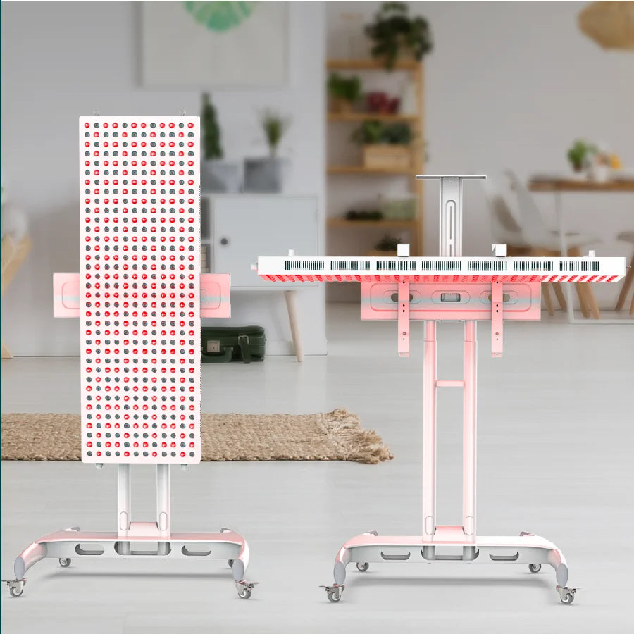 Bonliter Home Use Removable Rolling Stand for 1500W 2160W 2400W Red Therapy Light Panel Horizontal and Vertical