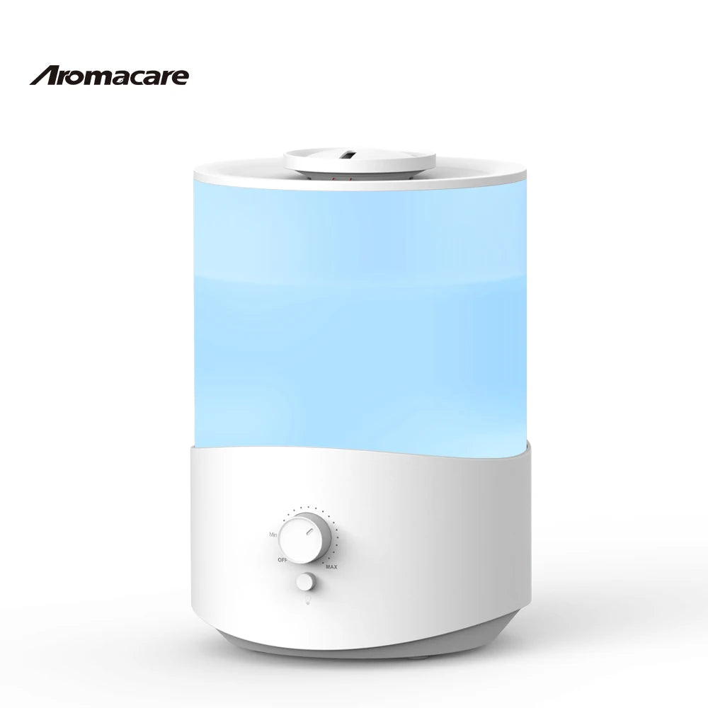 Aromacare 2.5L Personal 7 LED Night Light Home Room Top Fill Cool Mist Spray Ultrasonic Air Humidifier with Essential Oil
