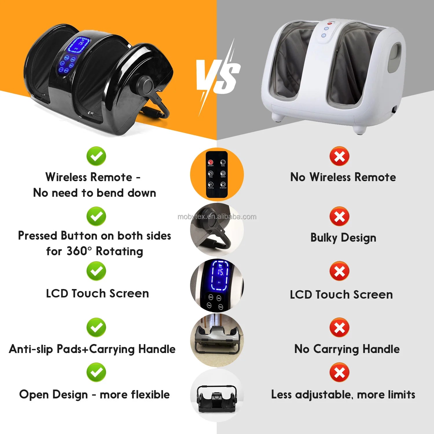 Popular Home Use Shiatsu Foot Massager Electric Health Ke