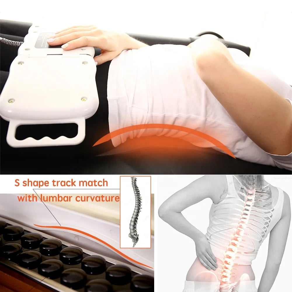 POP RELAX Korean Design Spine Health Care Infrared Heating Therapy Jade Master Stone Massage Bed for Home & Commercial Spa Use