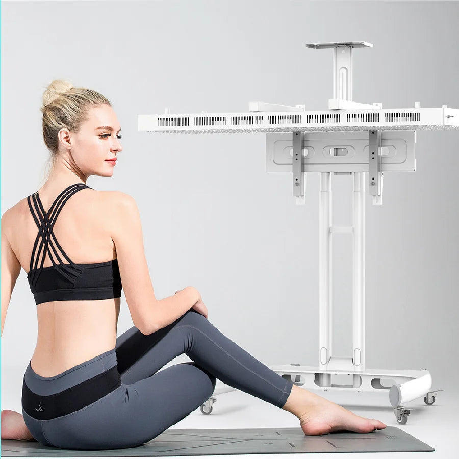 Bonliter Home Use Removable Rolling Stand for 1500W 2160W 2400W Red Therapy Light Panel Horizontal and Vertical