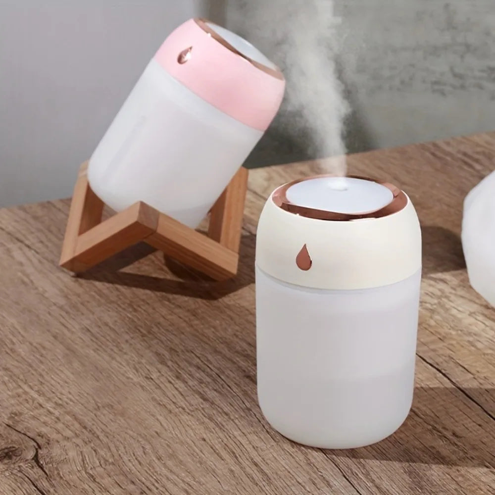 Portable Pink Mini USB Humidifier Personal Desktop Cool Mist Humidifier Made of Plastic USA Stock with Free Shipping