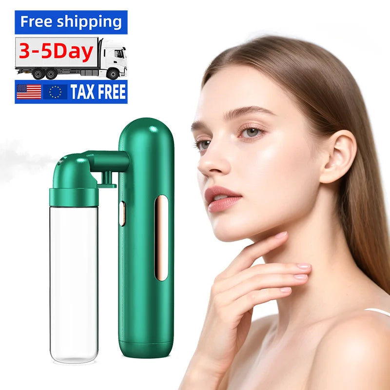 Us Warehouse Products Portable Beauty Device Free Shipping Facial Humidifier Oxygen Spray Gun Skin Care Beauty Device