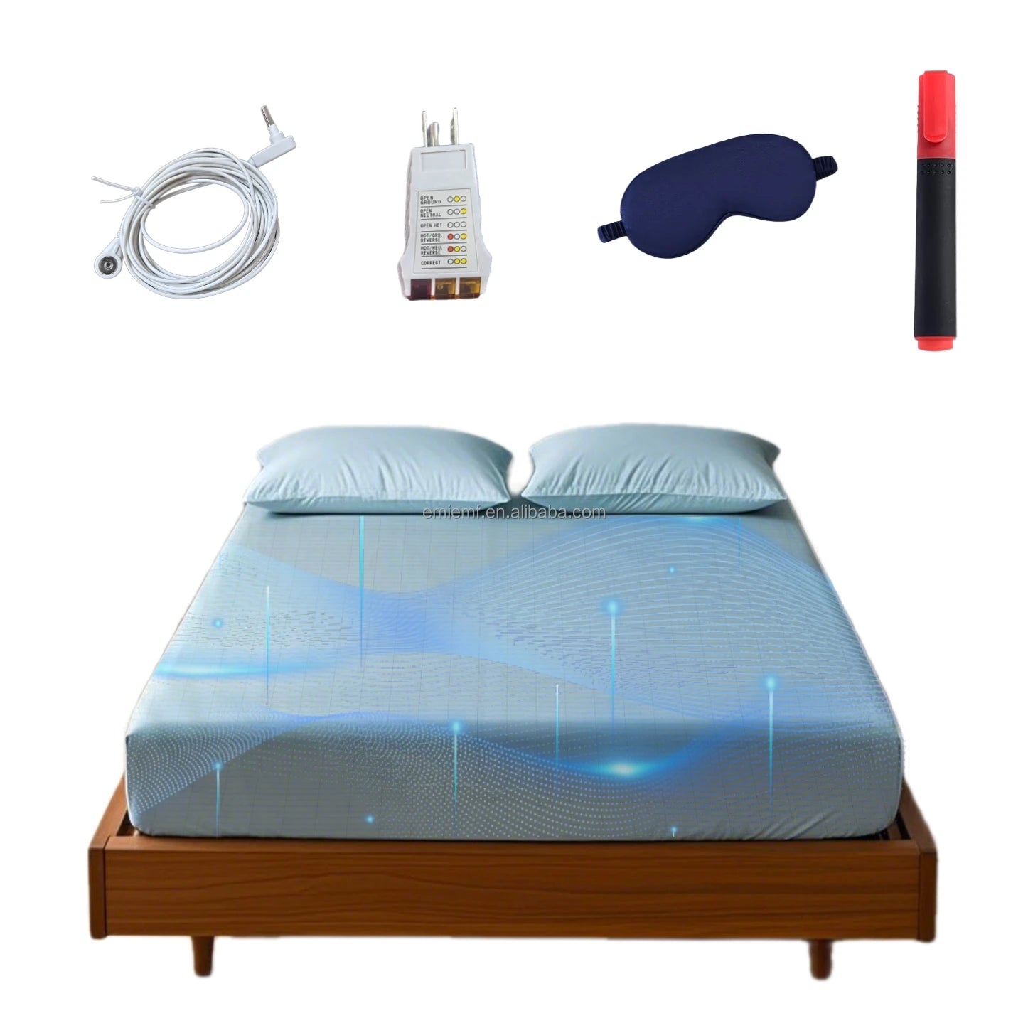 Grounding Fitted Sheet - Silver