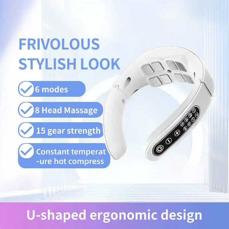 Neck Massager Microcurrent Electric Beauty Equipment Free Shipping in Stock US EU Gift Box Household & Travel Use