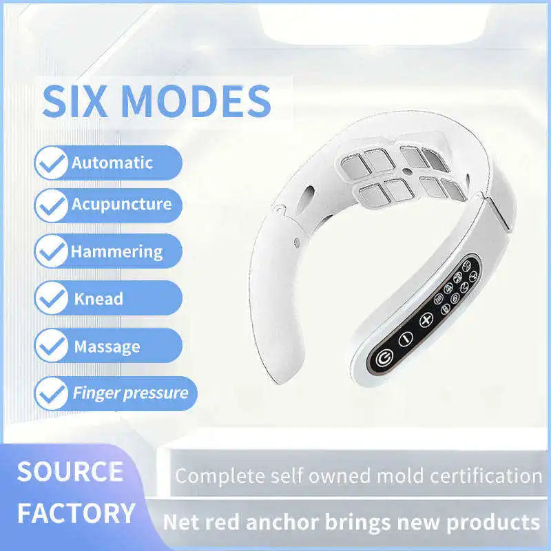 Neck Massager Microcurrent Electric Beauty Equipment Free Shipping in Stock US EU Gift Box Household & Travel Use