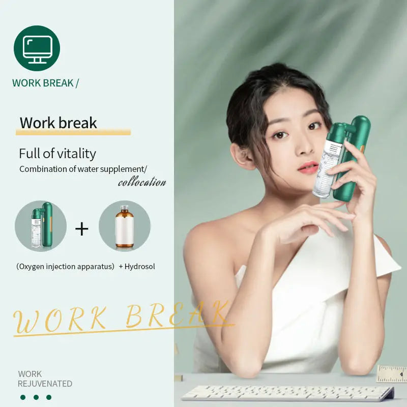 Us Warehouse Products Portable Beauty Device Free Shipping Facial Humidifier Oxygen Spray Gun Skin Care Beauty Device