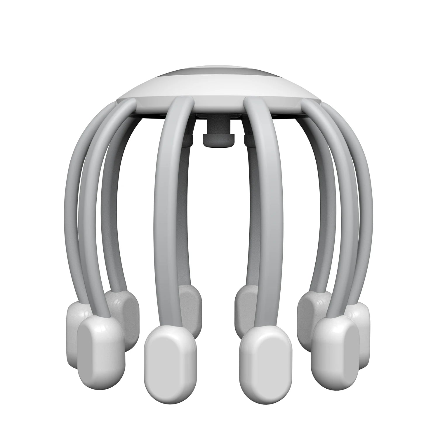 HEZHENG Head Massager Scalp Massager, Electric Cordless Rhythm Vibration Relax Monster Massage Head for Fun, Rechargeable Portab