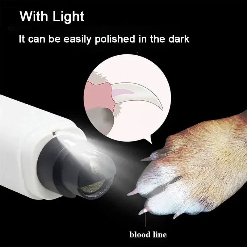 ACZOL Professional LED Pet Nail Grinder
