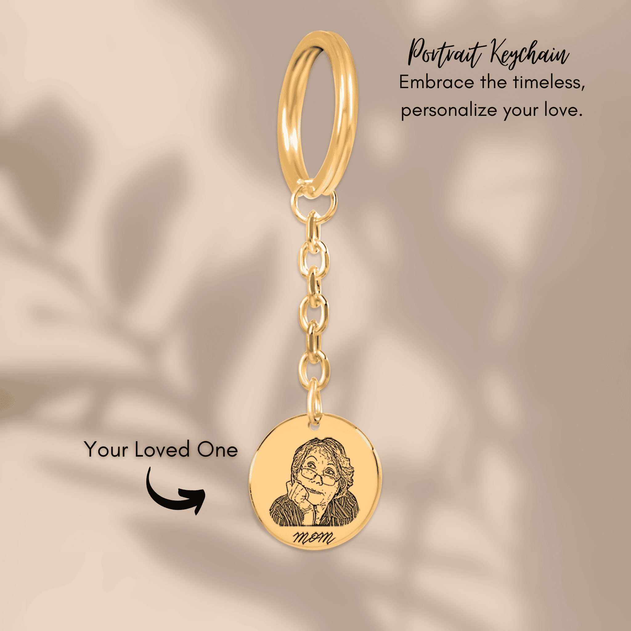 Portrait Keychain