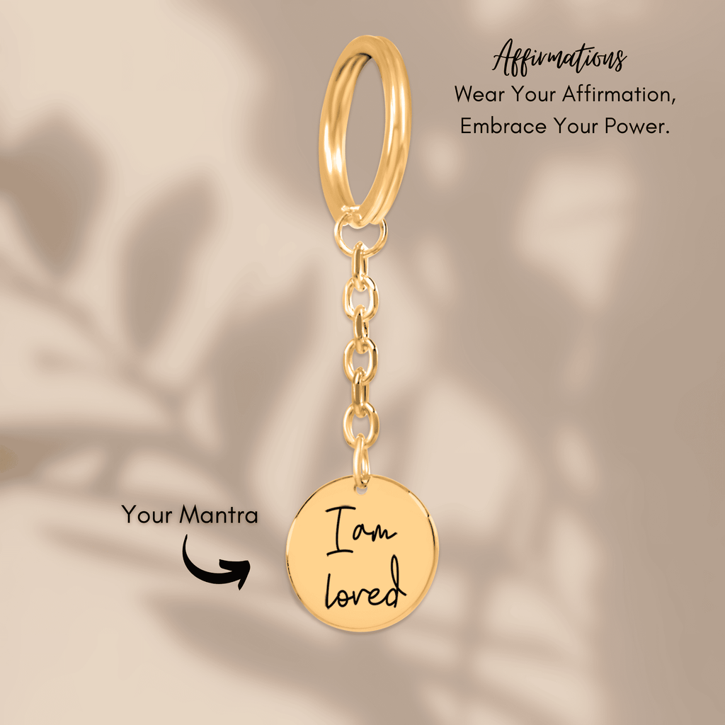 Affirmations Coin Keychains