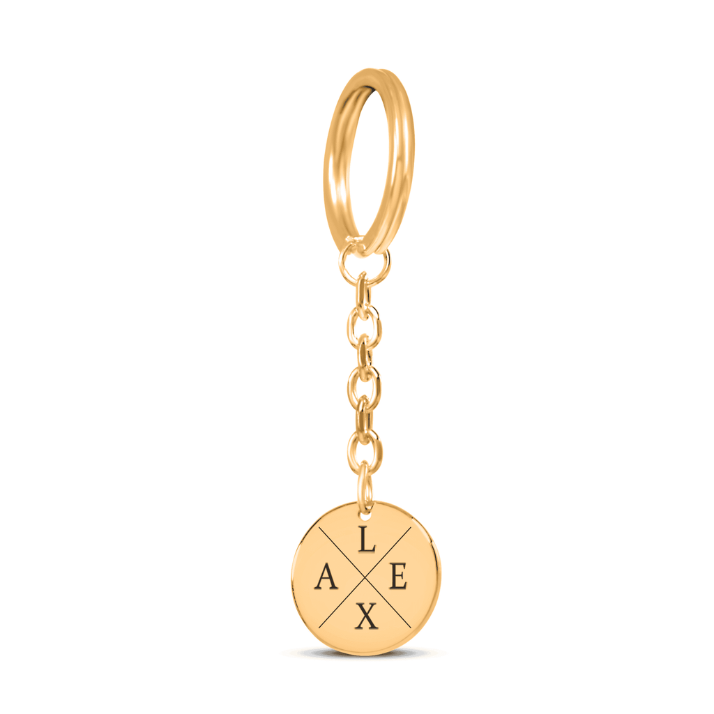 Custom Initials Keychain