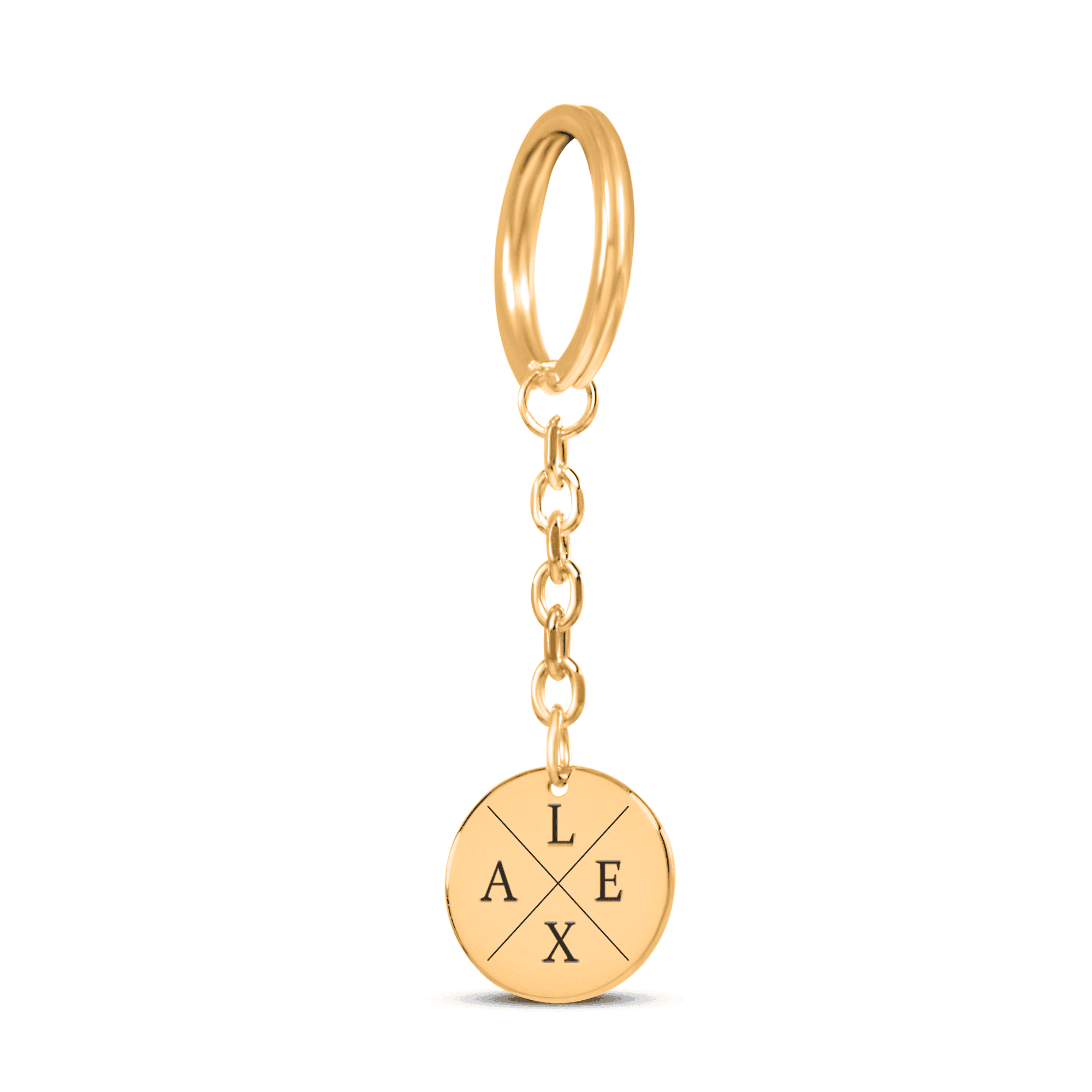 Custom Initials Keychain