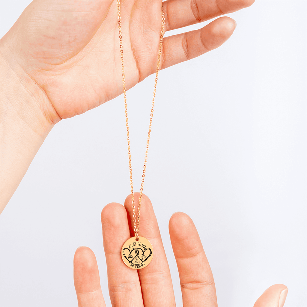 Coin Necklace - 30th Years Anniversary