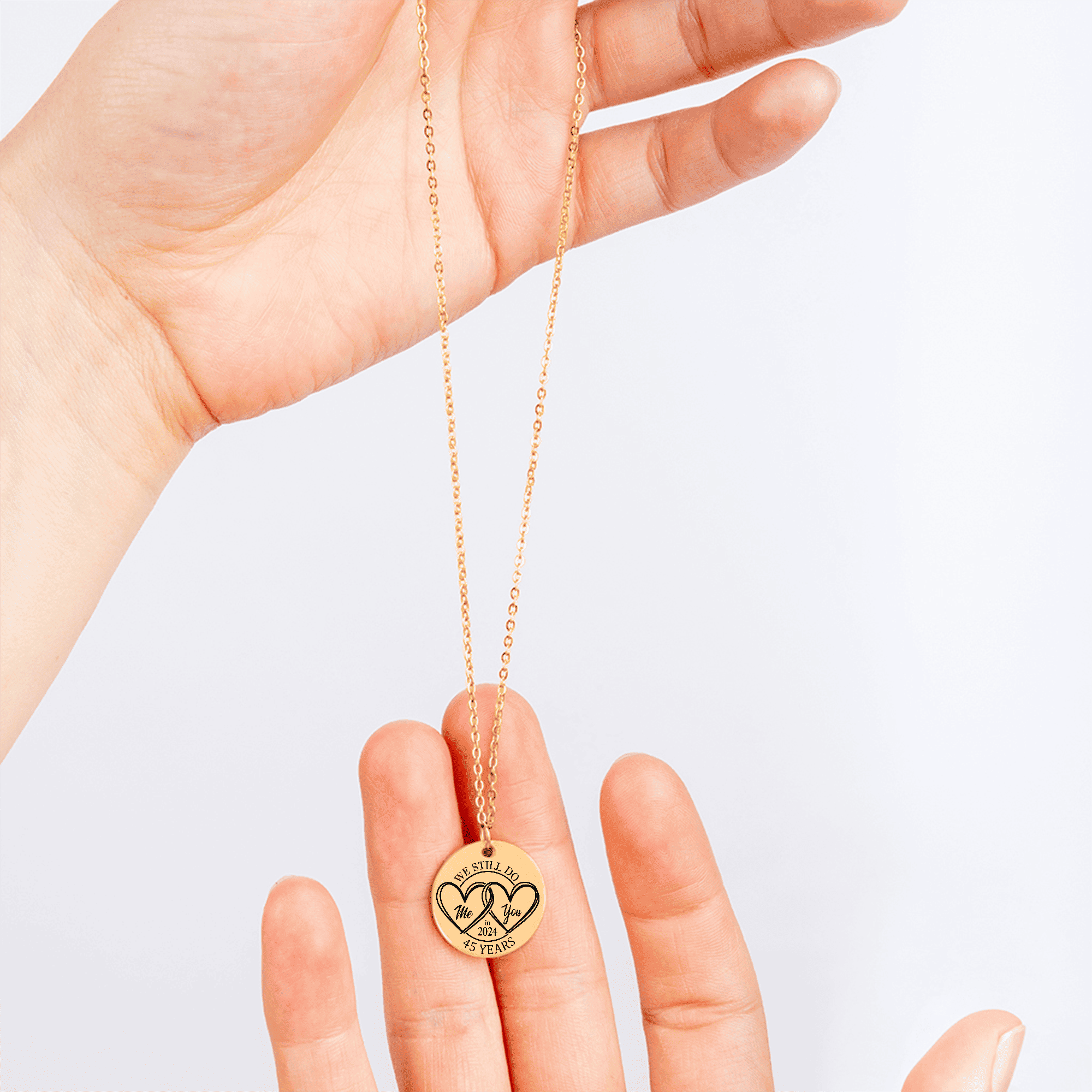 Coin Necklace - 45th Years Anniversary