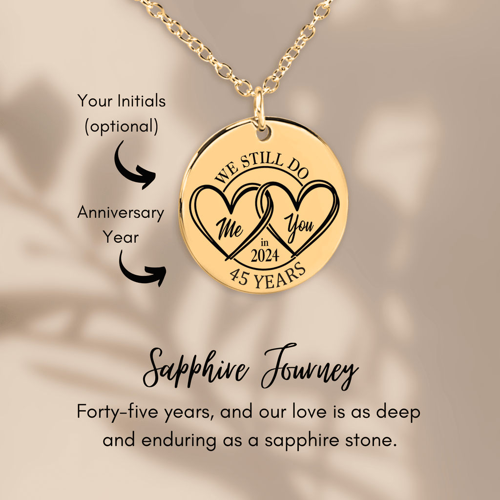Coin Necklace - 45th Years Anniversary