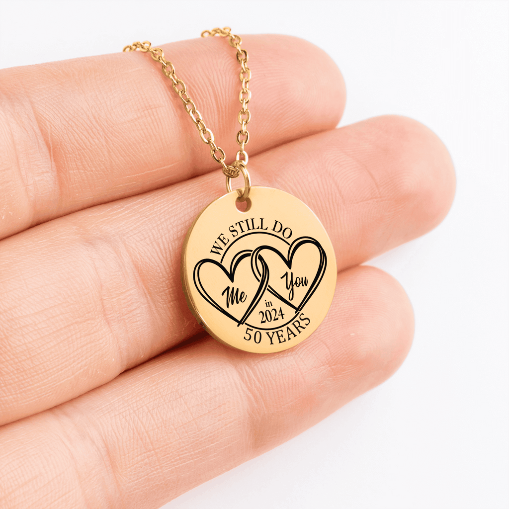 Coin Necklace - 50th Years Anniversary