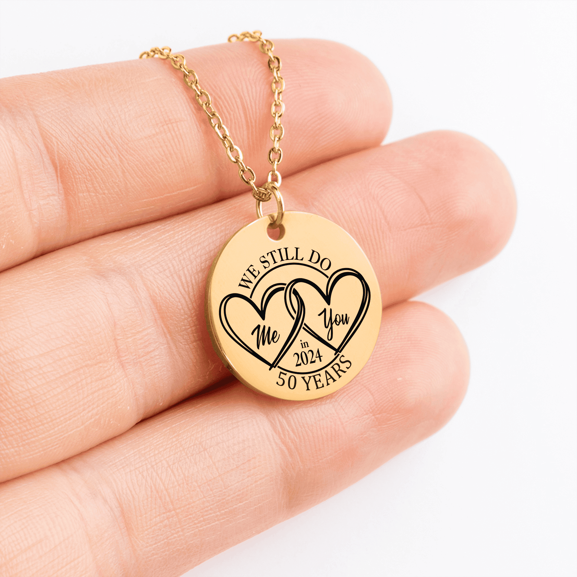 Coin Necklace - 50th Years Anniversary
