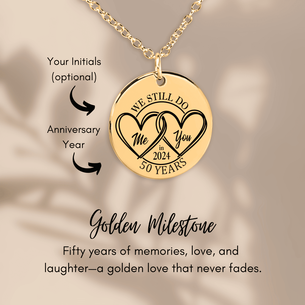 Coin Necklace - 50th Years Anniversary