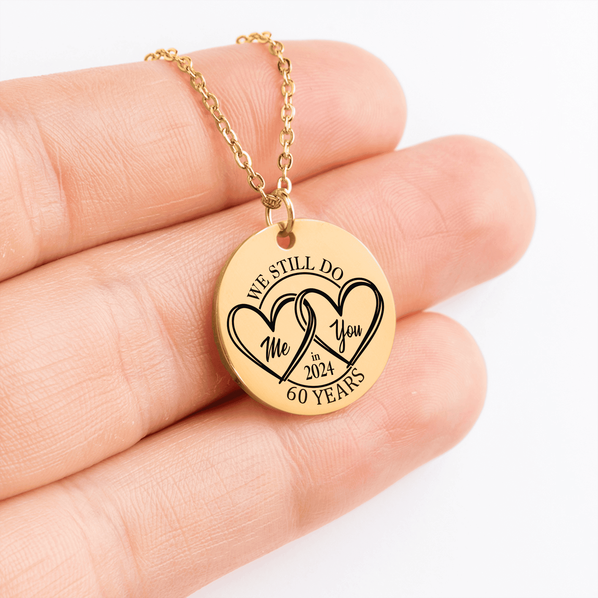 Coin Necklace - 60th Years Anniversary