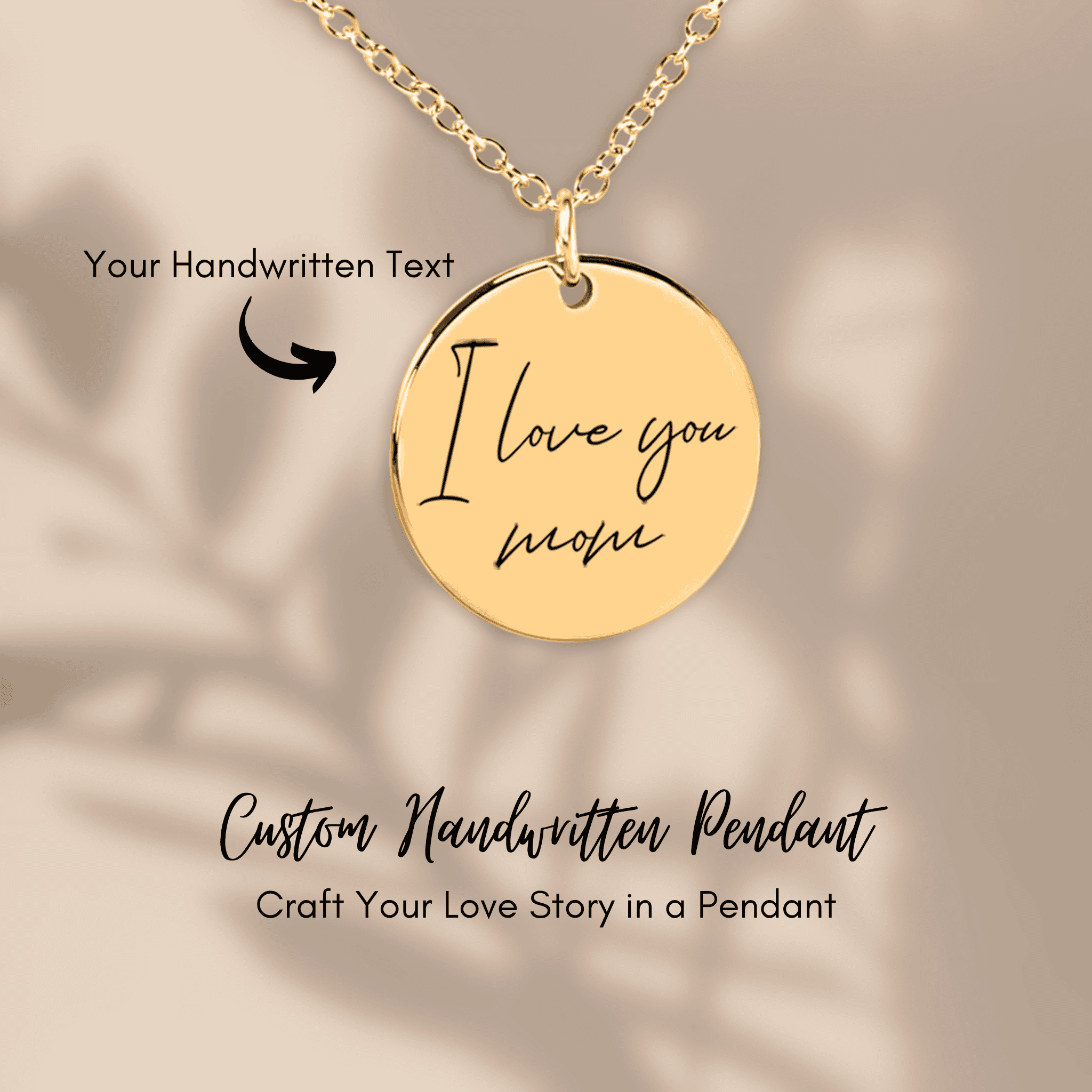 Custom Handwritten Pendant