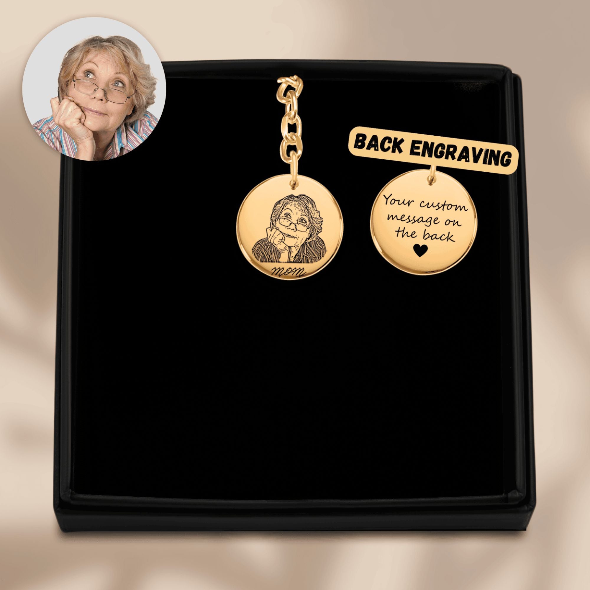 Portrait Keychain
