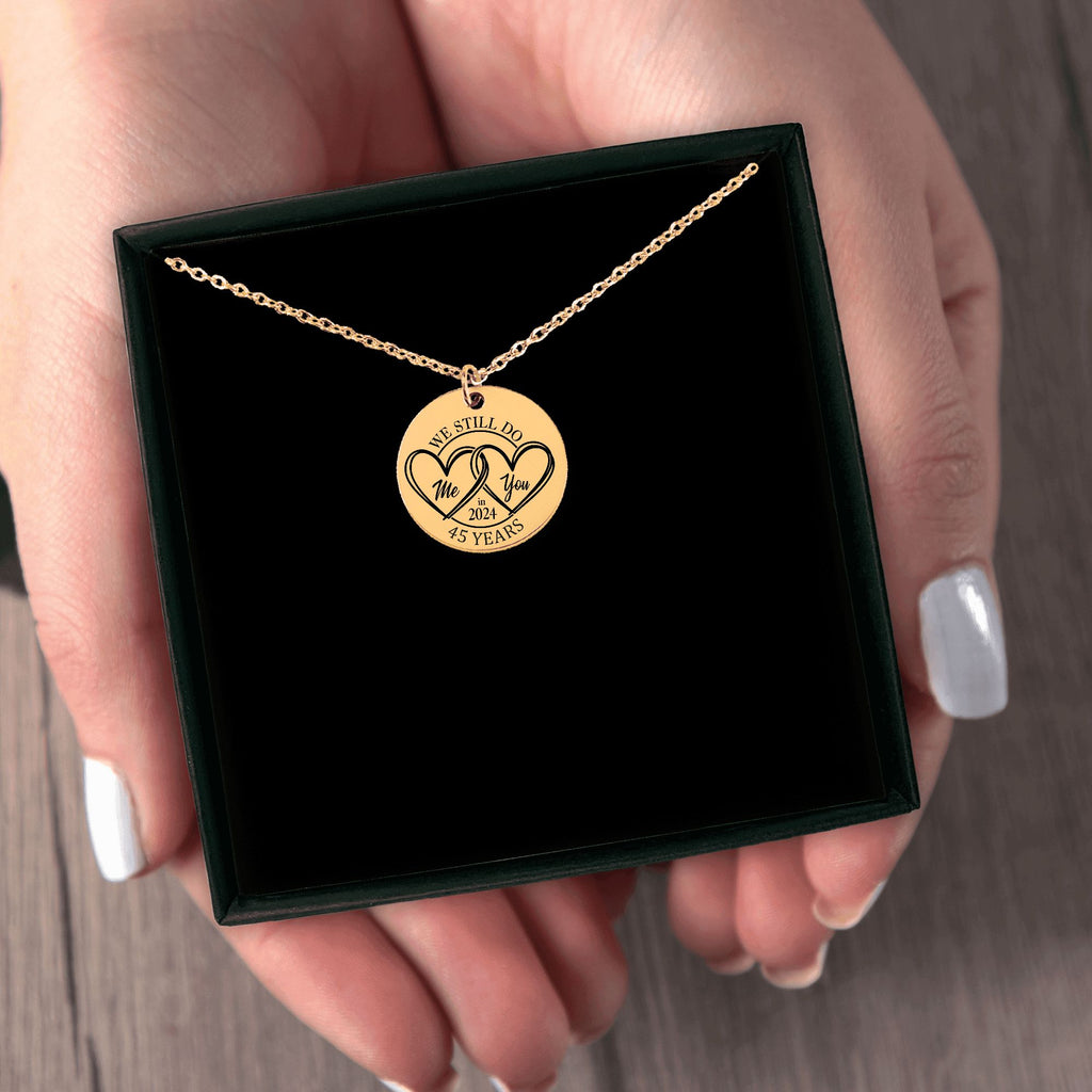 Coin Necklace - 45th Years Anniversary