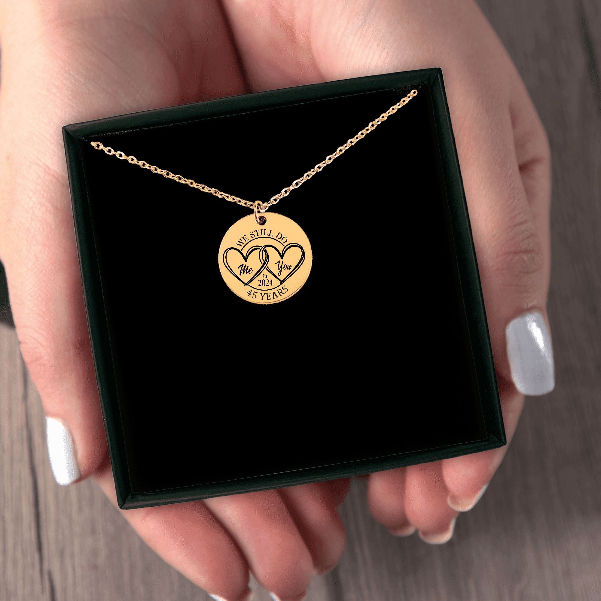 Coin Necklace - 45th Years Anniversary