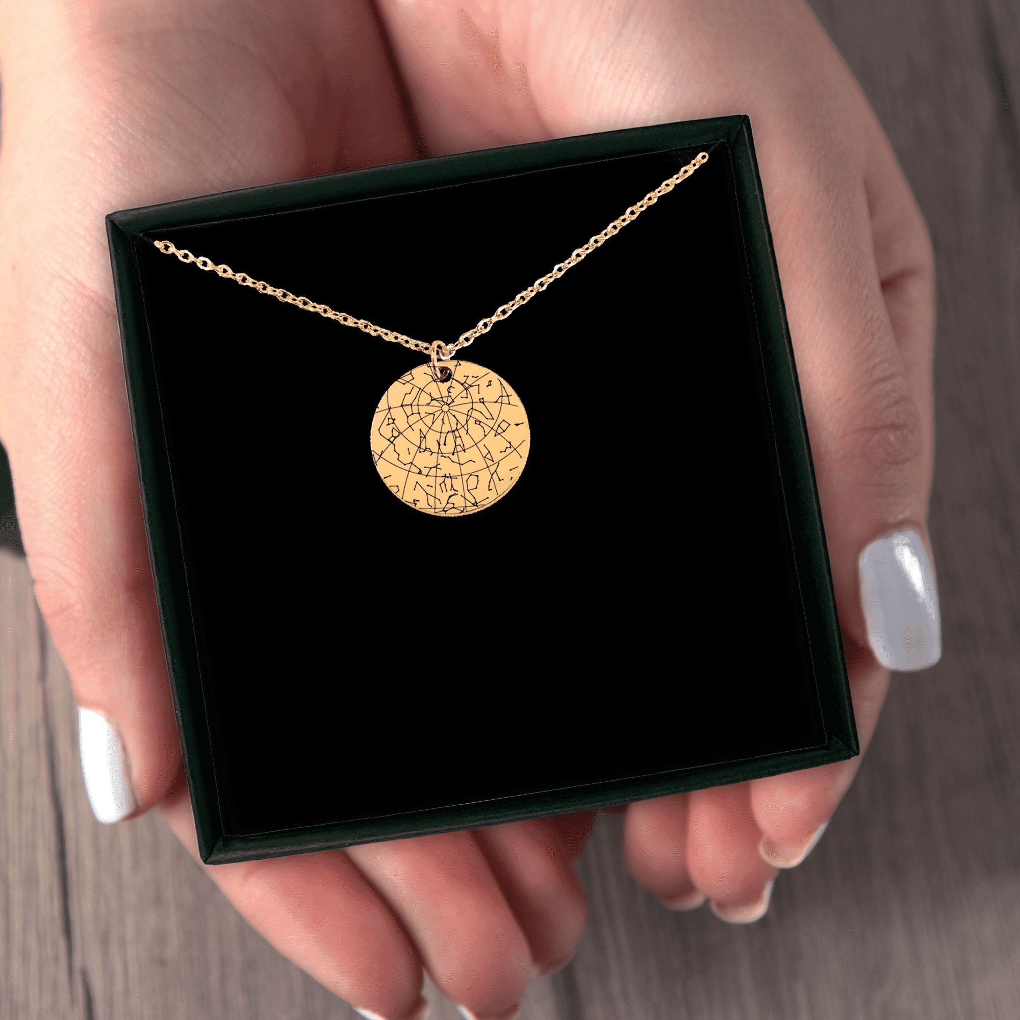 Custom Star Map Necklace