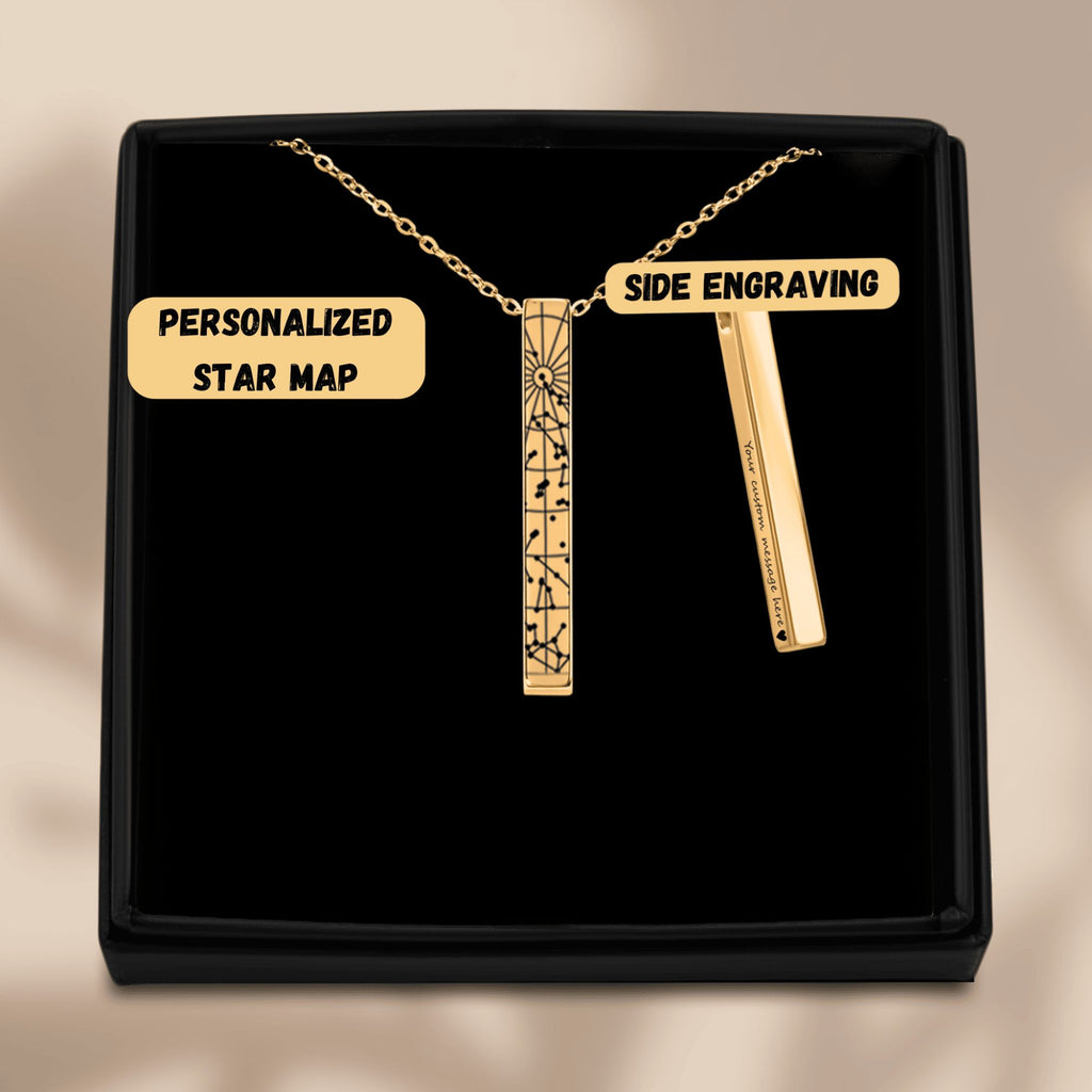 StarMap 3D Bar Necklace