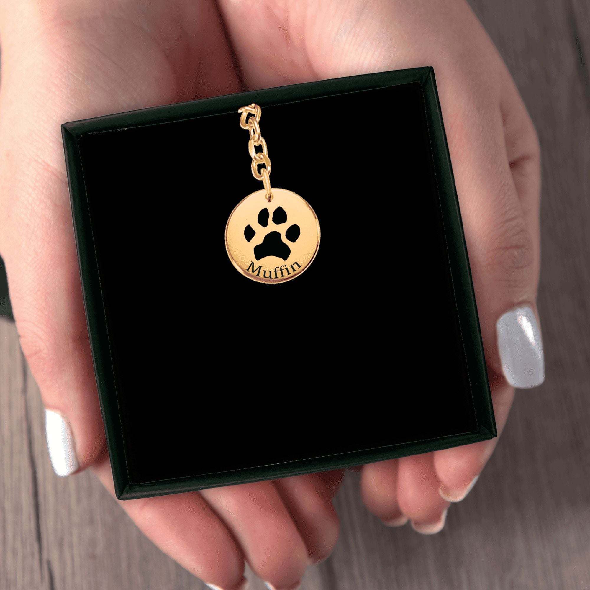 Pawprint Keychain