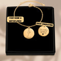 Birthflower & Name Bracelet