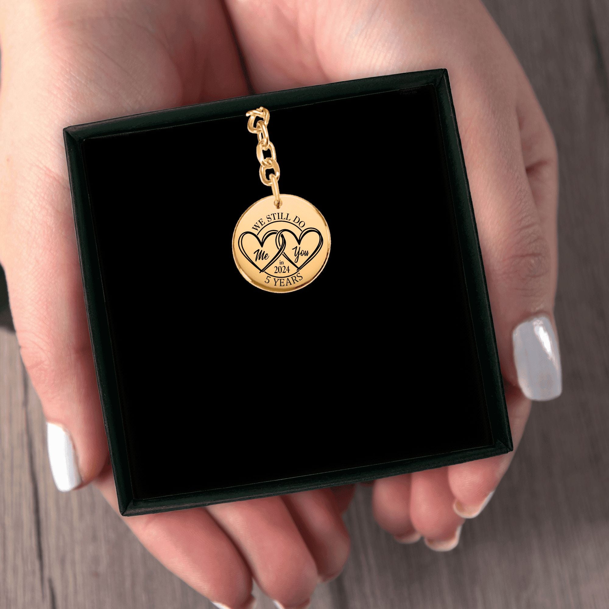 Coin Keychain - 5 Years Anniversaries