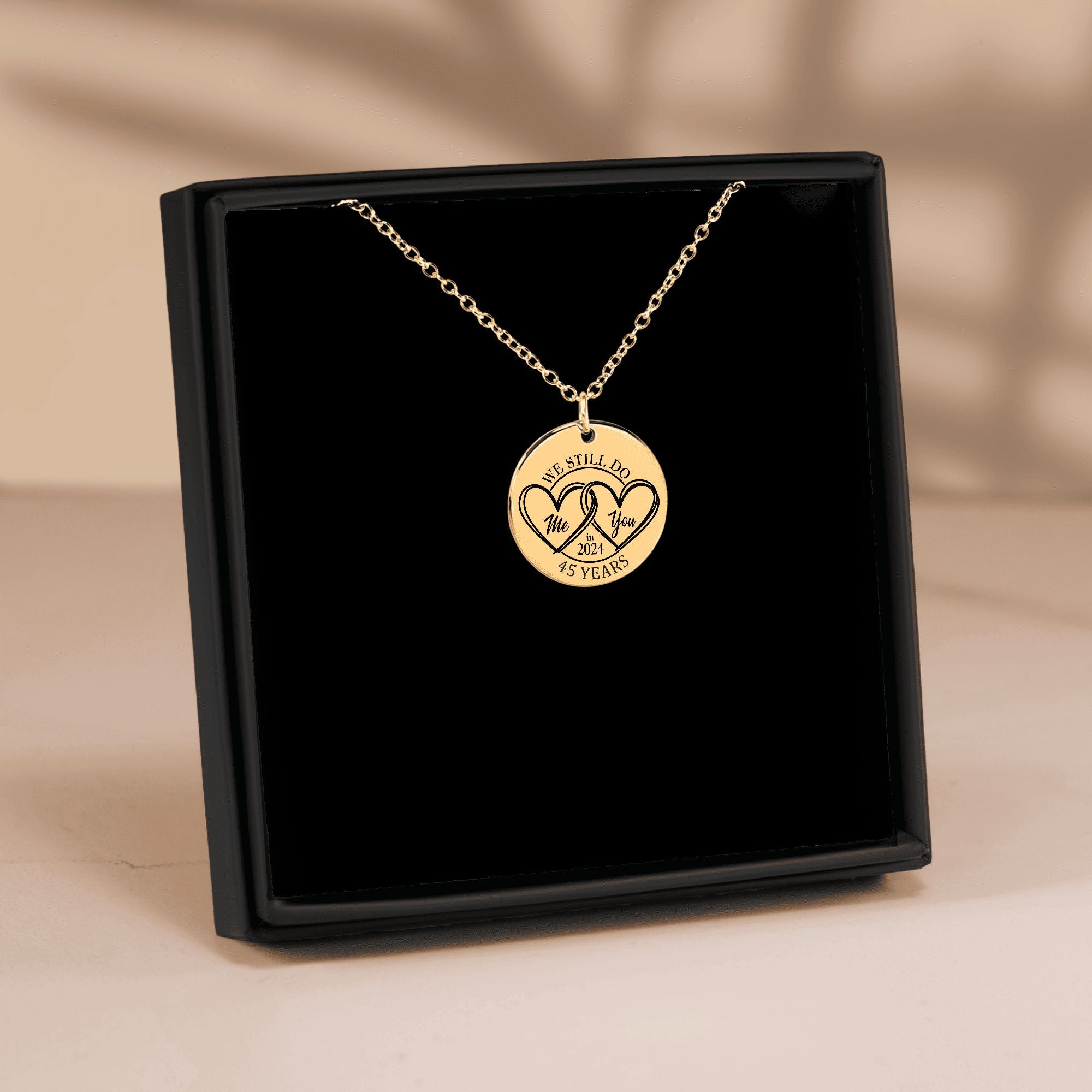 Coin Necklace - 45th Years Anniversary